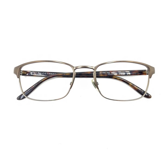 Gucci GG 2233 CUX Tortoise Brown Eyeglasses Frames 53-19 140 Italy Designer - Picture 12 of 12